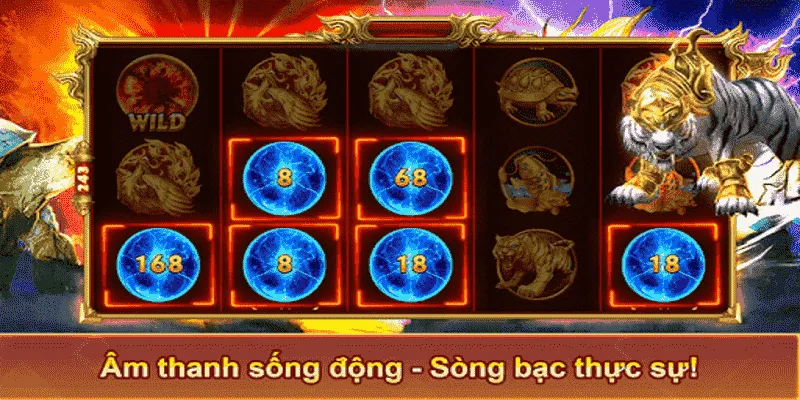 Kho báu tứ linh xác định nhịp độ